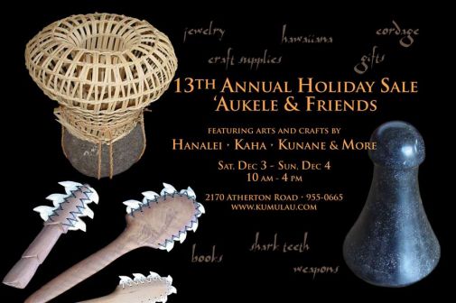 13th Annual Holiday Sale, ʻAukele and Friends 2011